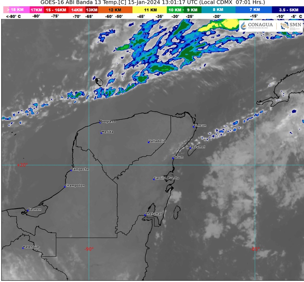 Prevén cielo medio nublado con probabilidad de lluvias