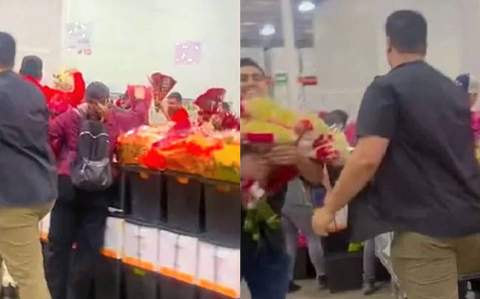 Revendedores del Costco arrasan con flores para el 14 de febrero