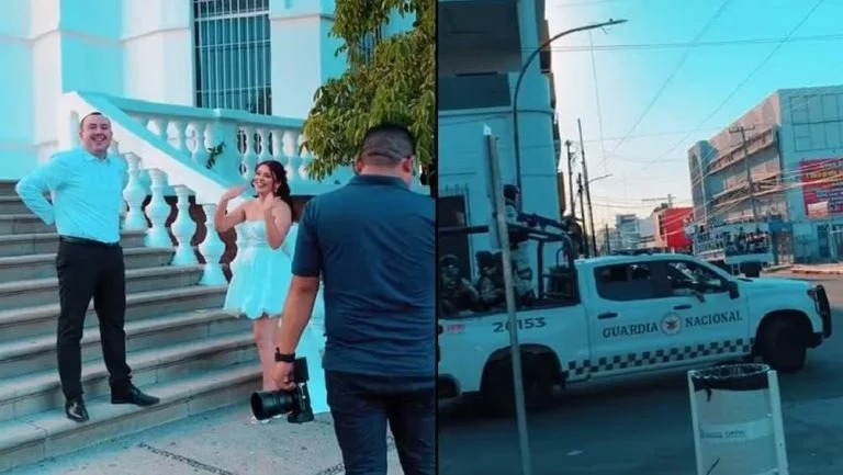 «No lo haga, compa” ¡La Guardia Nacional advierte al novio en Culiacán, Sinaloa!