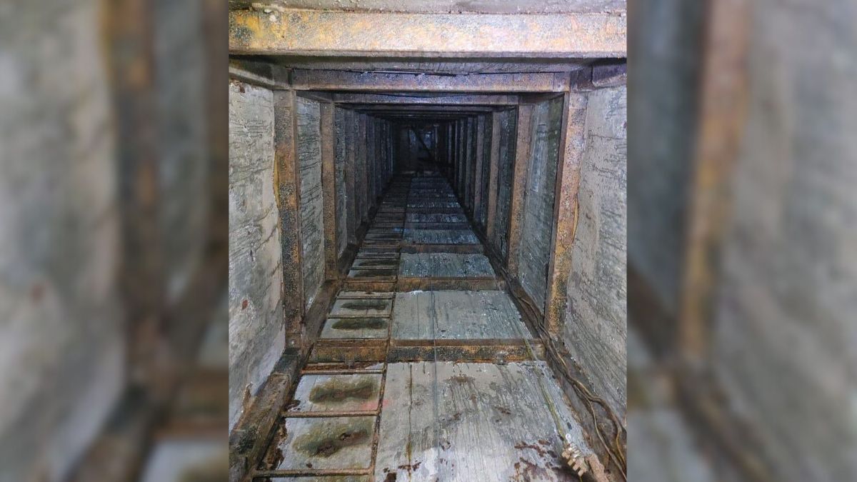 Descubren narcotúnel de 600 m en Tijuana que conectaba con San Diego