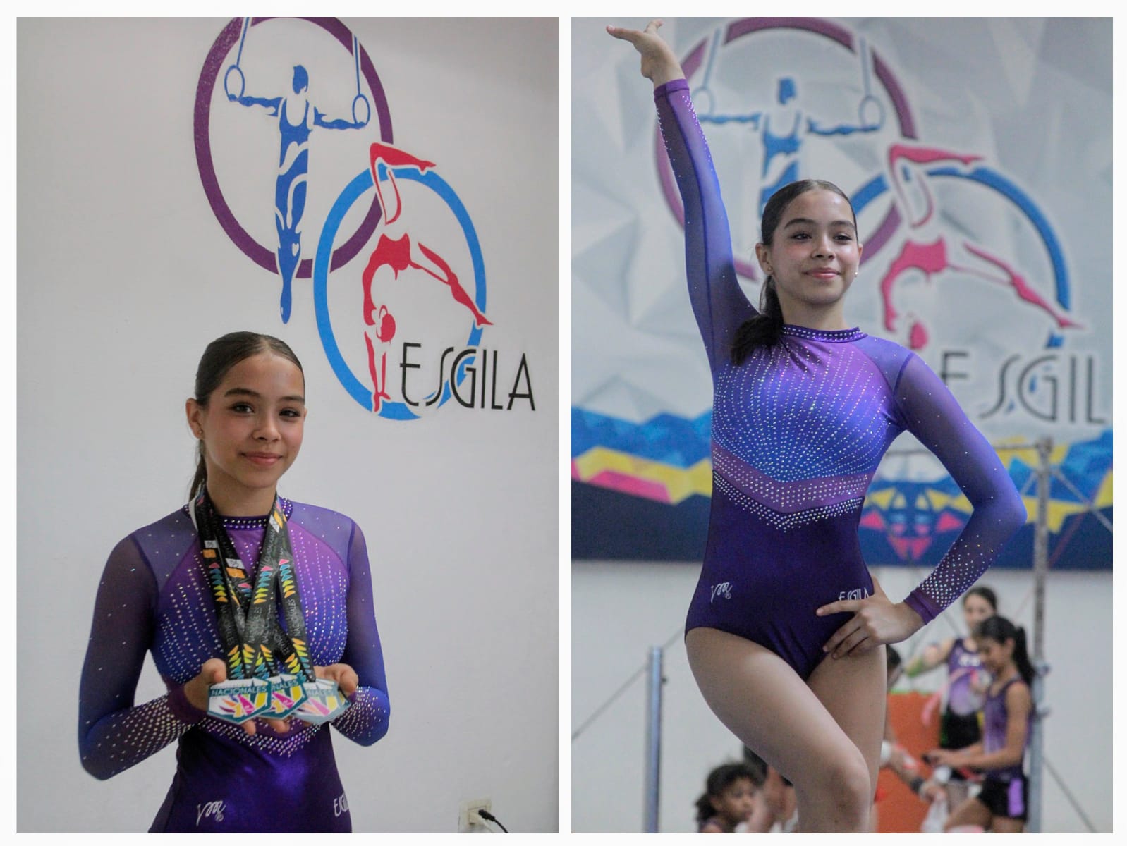Valeria Nicole, la lagunera que brilla como campeona nacional de gimnasia