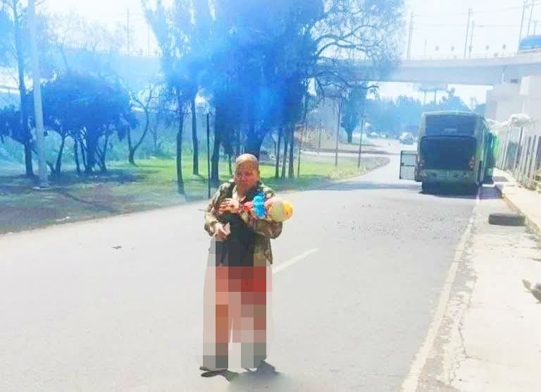 Regresa a México la bebé Jazlyn Azuleth; sobrevivió a la explosión de la pipa de gas en iztapalapa gracias a su abuela