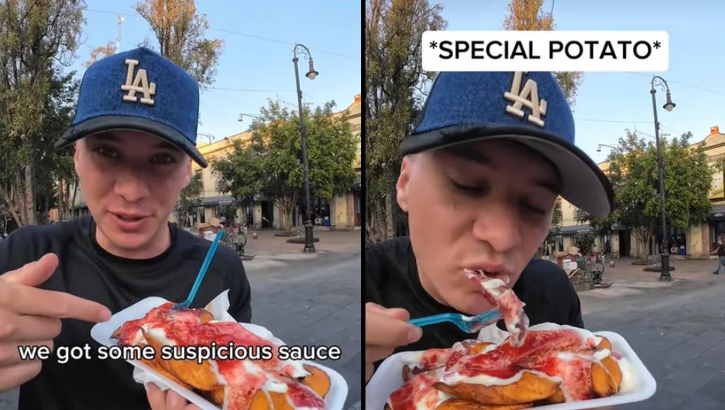 «Not patato es plateneishon»: Extranjero en México confunde plátanos fritos con papas y se viraliza