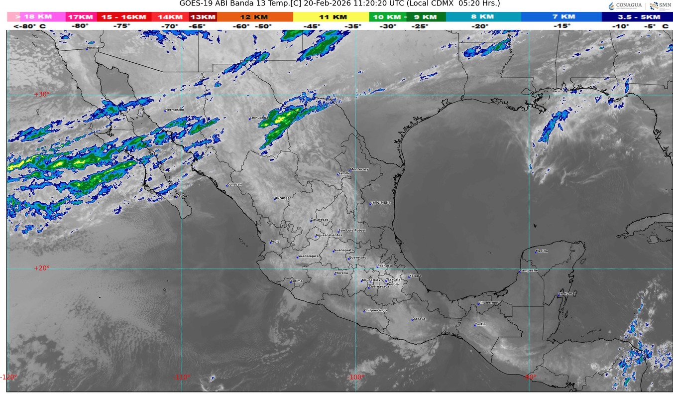 El frente frío número 37 se desplazará sobre el noroeste de México