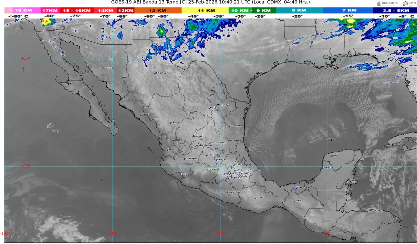 Pronostican día muy caluroso en el noroeste, norte y occidente de México