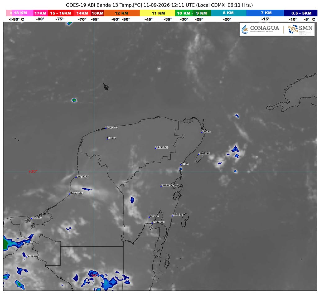 La onda tropical número 38 se desplazará sobre el occidente de México