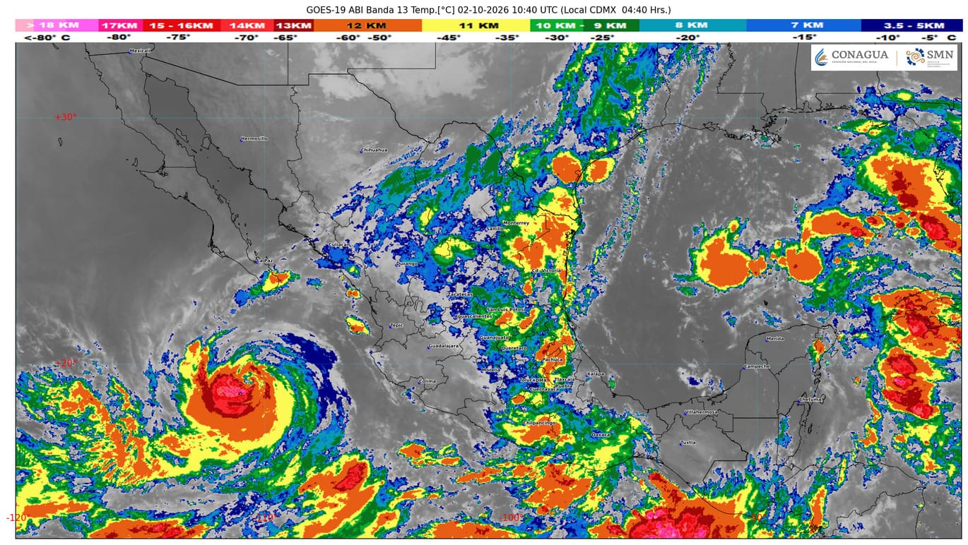 El huracán Rachel se alejará gradualmente de costas nacionales
